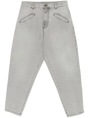   Ferrari  Jeans With Logo Grey  Jeans 